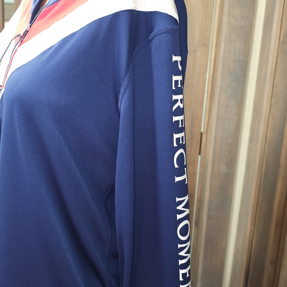 Perfect Moment Navy and Red Pullover